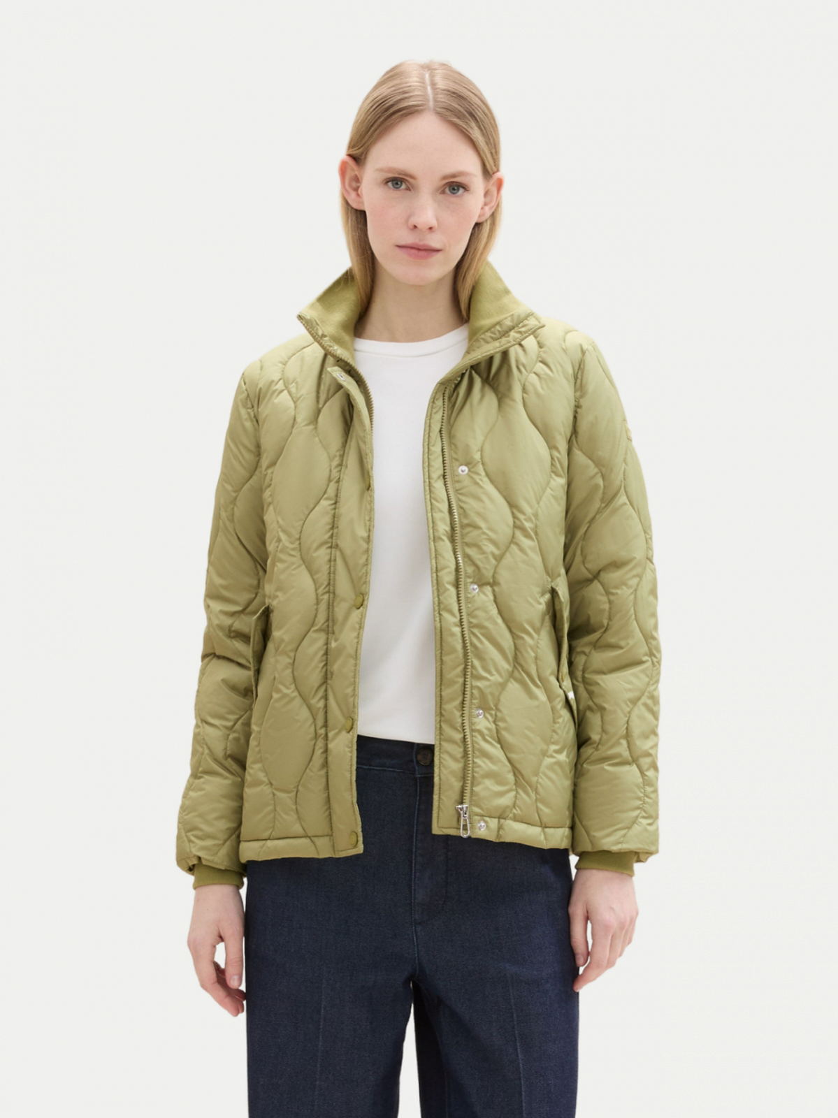 Куртка MODERN LIGHT WEIGHT JACKET 1041487-35768 Tom Tailor Хакі M, фото №1