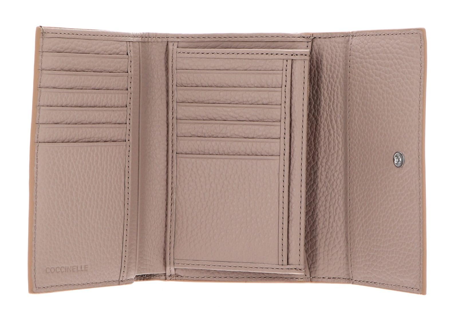 Кошелек Coccinelle Metallic Coated Monogram Multi Blanc/Rose, Multi Blanc / Rose, фото №2