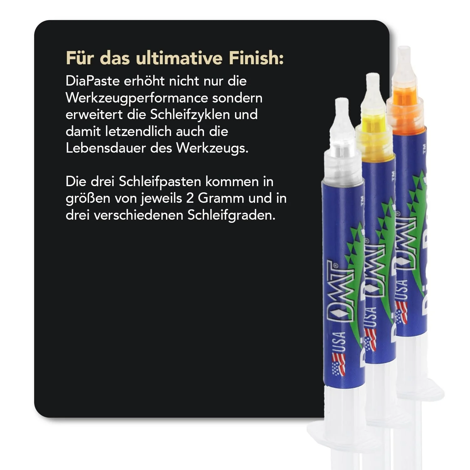 Набір алмазних паст DMT DPK Dia-Paste 13 та 6 мікрон Мультиколор, фото №2