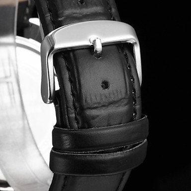 Часы Fenkoo Мужской Бизнес Стиль Двойные Временные Зоны Кожаный Ремешок Кварцевые, фото №3