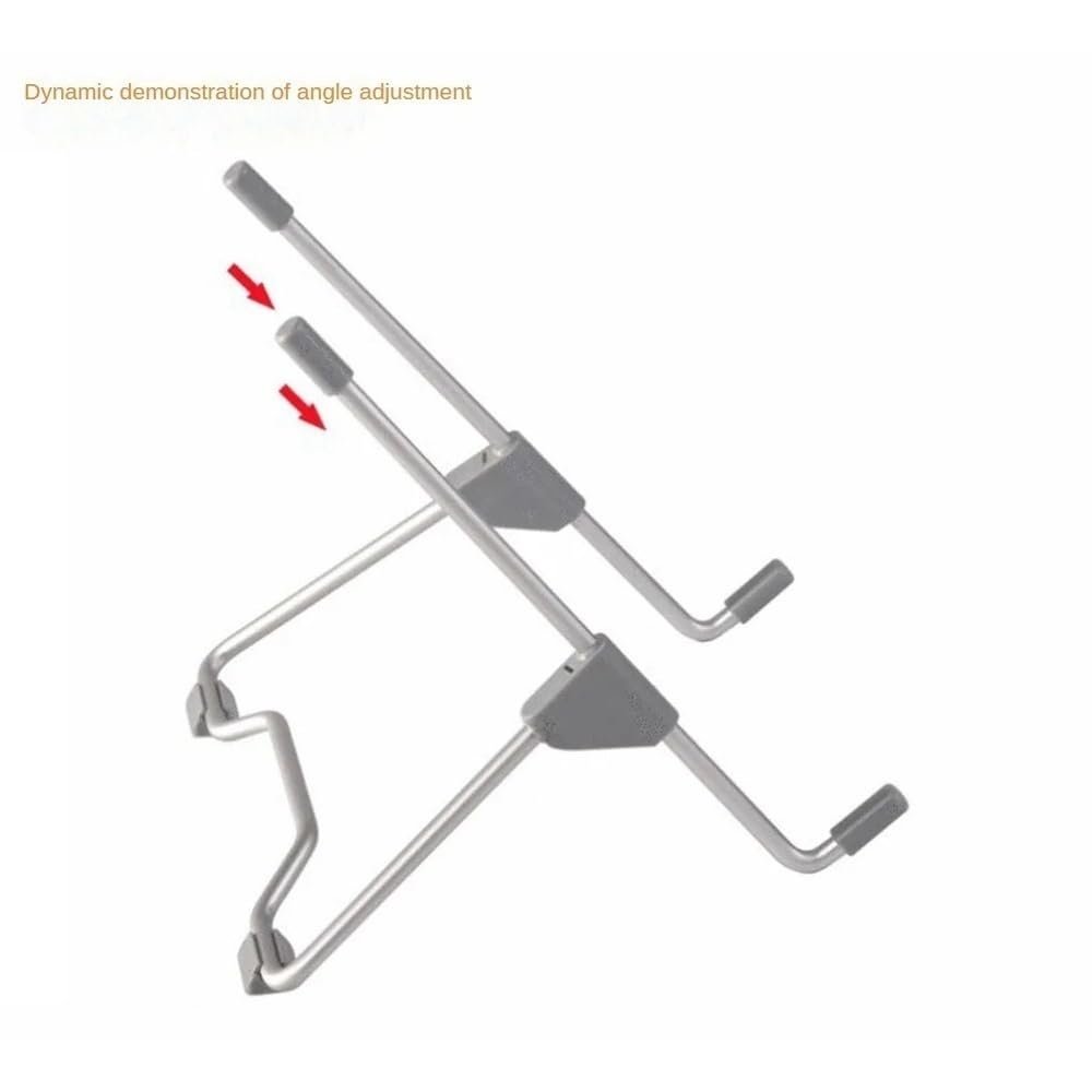 Подставка для ноутбука регулируемая для 10"-17" ноутбуков портативный держатель, фото №3