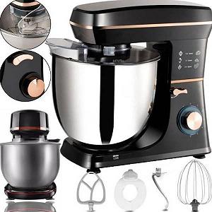 Миксер-планетарный тестомес DOMOTEC R6673 12л Черный - Фото 1