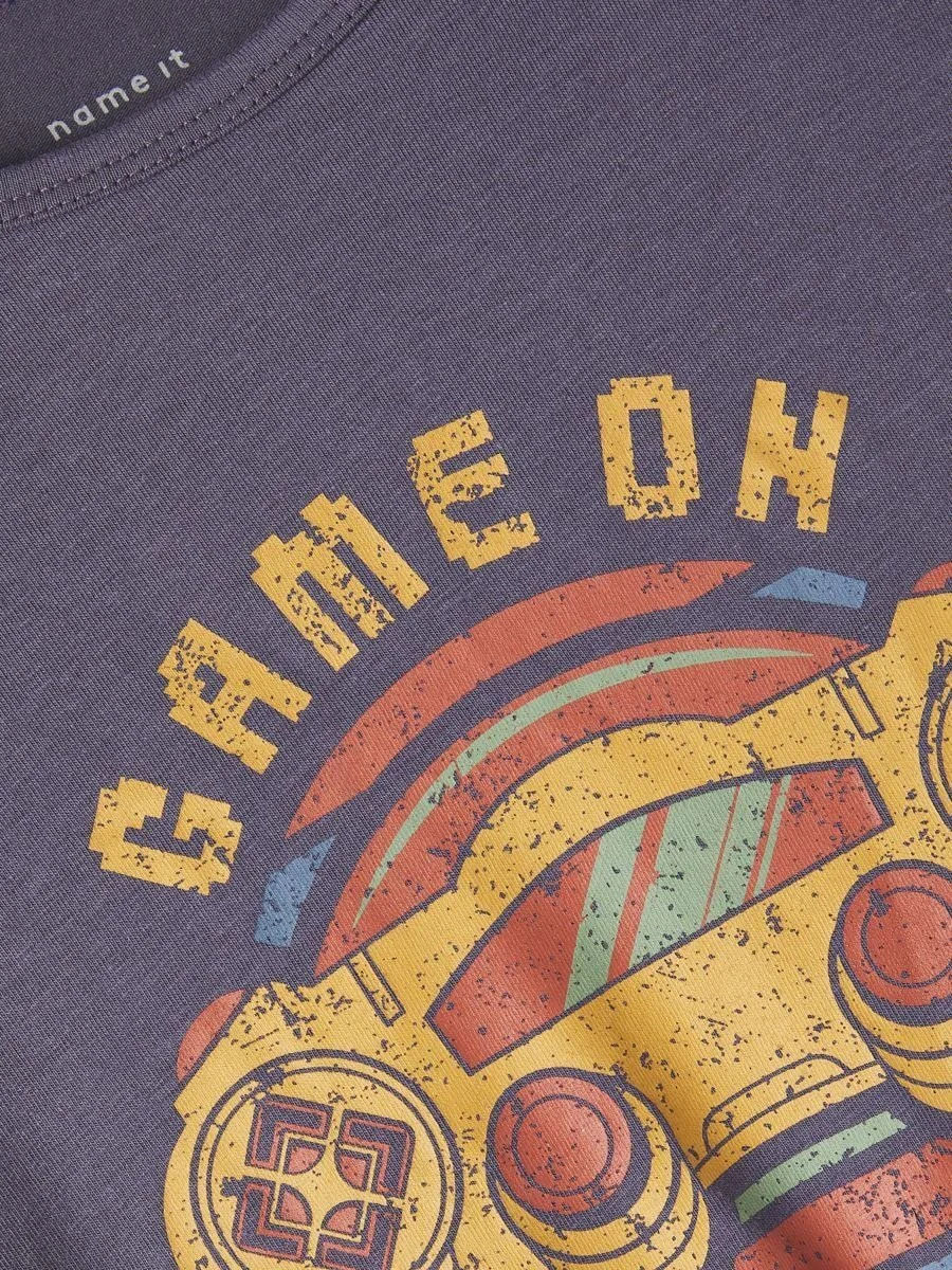 Піжама NAME IT Сірий камінь Game Noos для хлопчиків, фото №5