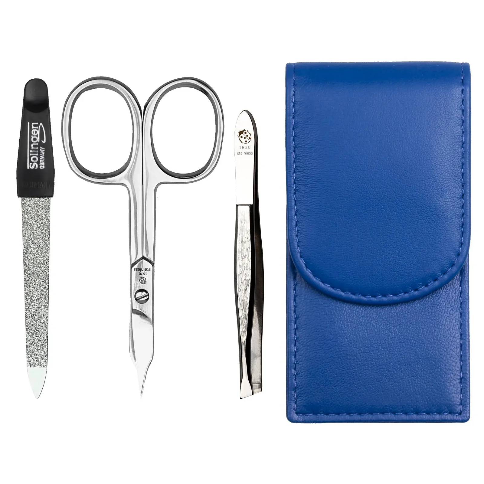 Набір для манікюру Sonnenschein by Hans Kniebes 3 предмети Cobalt Blue, фото №1