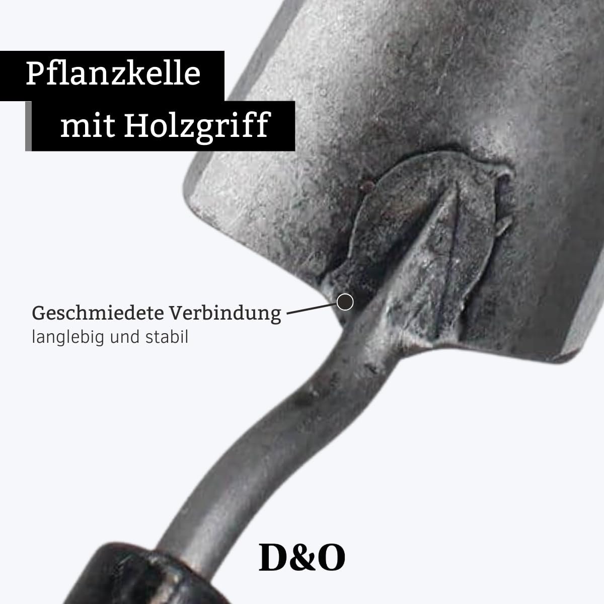 Лопатка посадочна D&O X-Treme Сталь борна Дерево (ясен) 36.5 см, фото №6