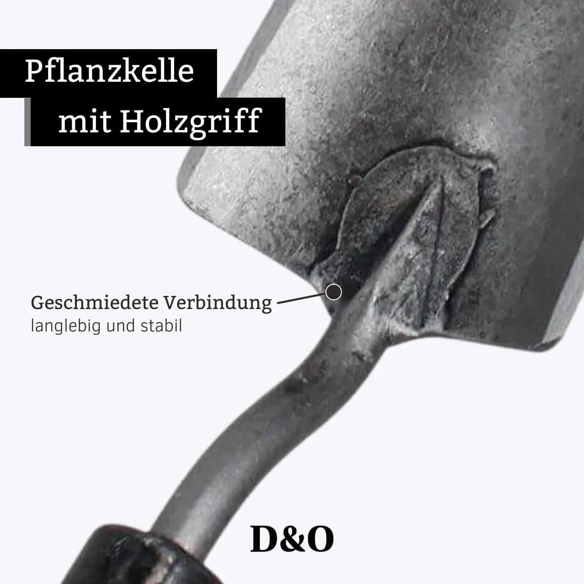 Лопатка посадочна D&O X-Treme Сталь борна Дерево (ясен) 36.5 см, фото №6