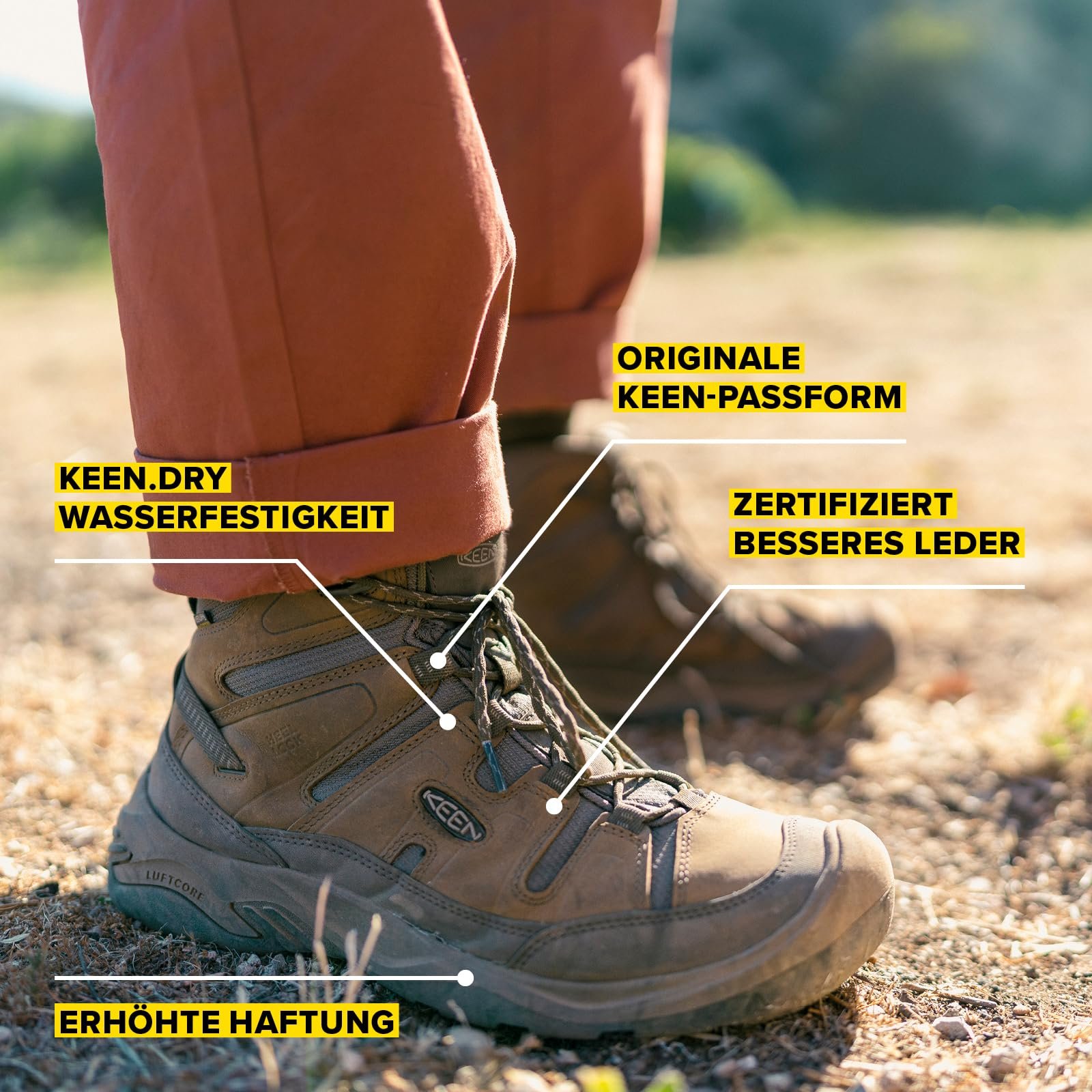 Мужские ботинки KEEN Circadia Mid Водонепроницаемые туристические, фото №6