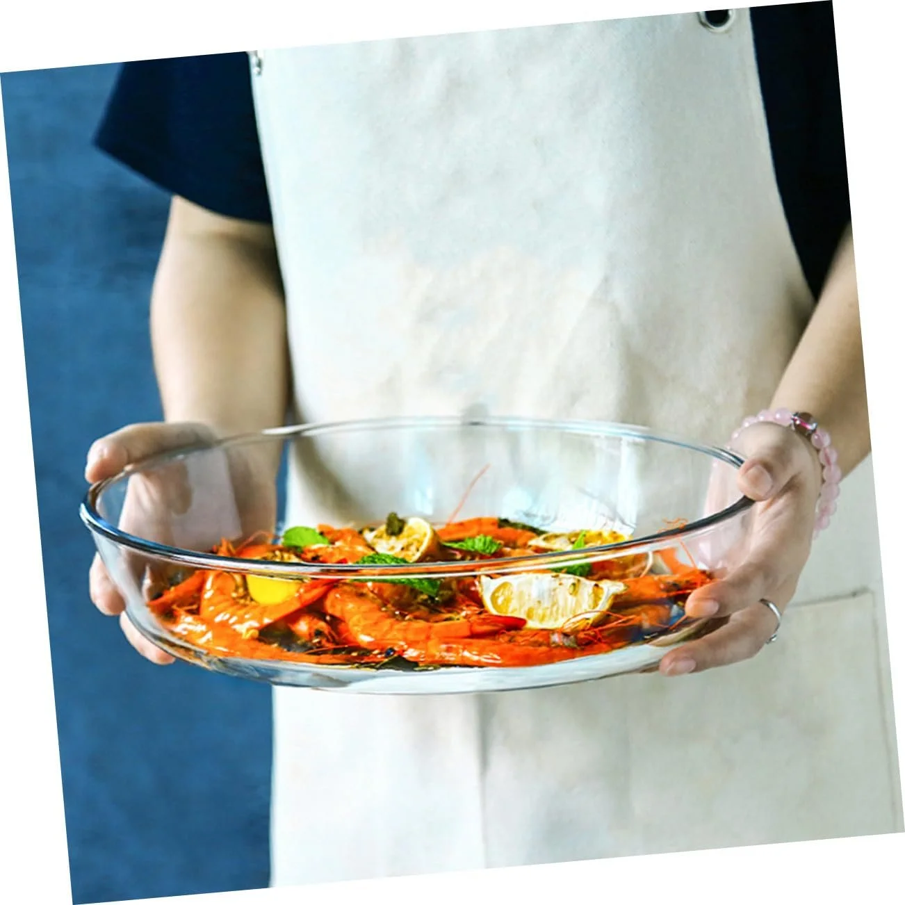 Форма для запекания овальная, стеклянная, 2400 мл, термостойкая, фото №5