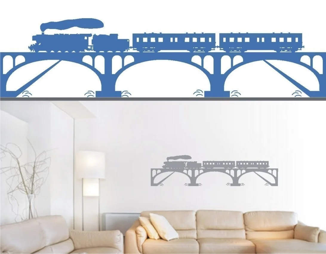 Наклейка на стіну Railway Motif 117 Branded Foil, фото №4