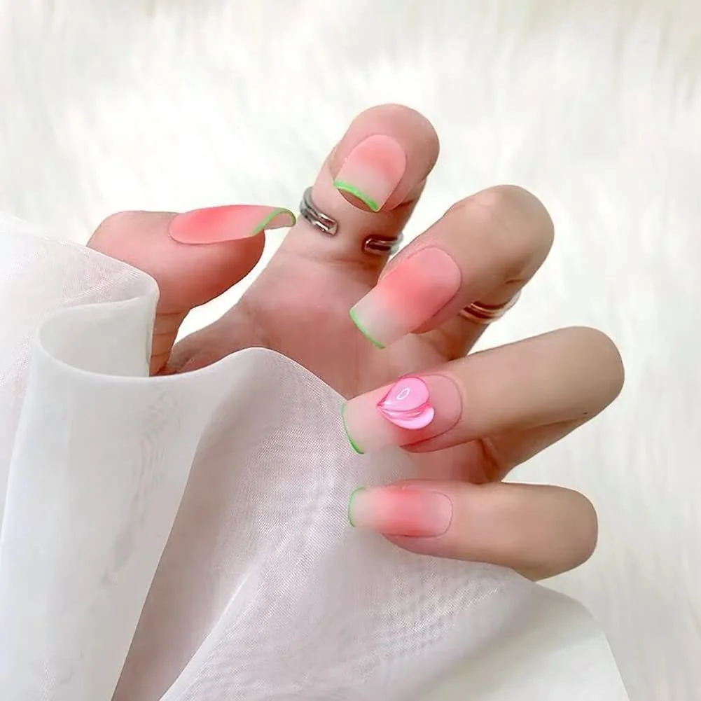 Прикраса для нігтів Серце, 100 шт., фото №5