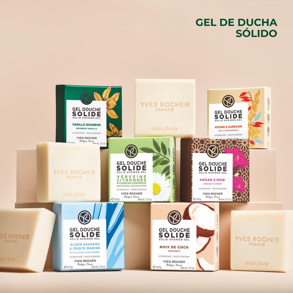 Твердый гель для душа Yves Rocher Coconut 100 г, фото №5