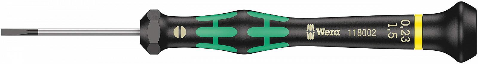 Набор прецизионных отверток Wera Kraftform Micro 12 Universal 1/12 шт. / PH, Slotted, Torx, Hex, фото №9 Набор прецизионных отверток Wera Kraftform Micro 12 Universal 1/12 шт. / PH, Slotted, Torx, Hex, фото №9