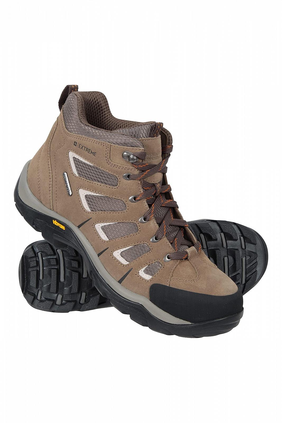 Ботинки Mountain Warehouse Vibram Водонепроницаемые Походные - Дождевые ботинки, прочные походные ботинки, верх из замши и сетки - Зимняя обувь для кемпинга, путешествий, фото №1