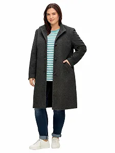 Пальто Sheegod с воротником-стойкой Зимнее - Фото 1