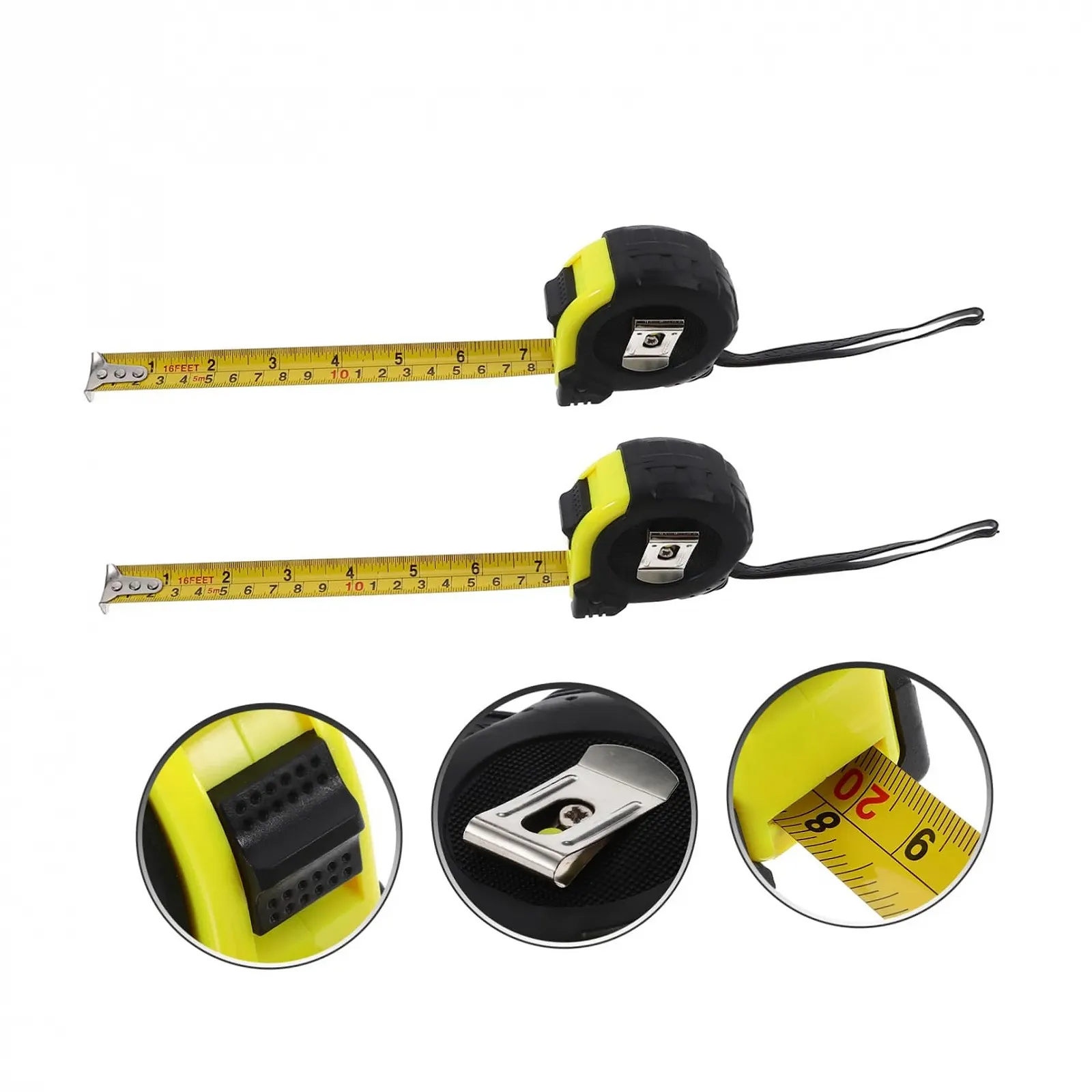 Рулетка Lurrose 5 м, углеродистая сталь, фото №9