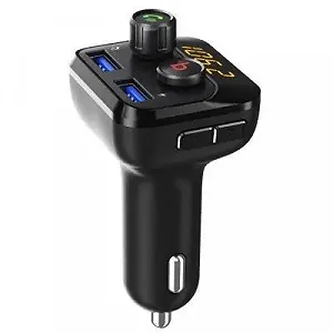 FM модулятор Grand-X 98GRX MegaBass Bluetooth V5.0 MicroSD 2USB han synthetic.ua - Фото 1