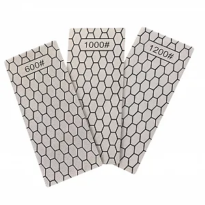 Точилки для ножів VALICLUD алмазні набір 3 шт. з нековзним дизайном - Фото 1