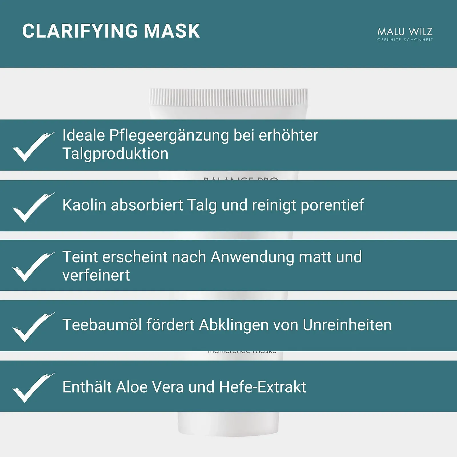 Маска Malu Wilz Clarifying для лица, фото №4 Маска Malu Wilz Clarifying для лица, фото №4