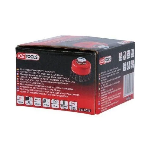 Проволочная щетка KS TOOLS 340.0026, фото №4