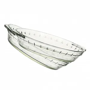 Форми для запікання Набір 2 шт. Скляні Термостійкі Прозорі - Фото 1