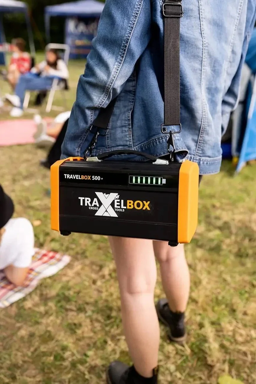 Зарядная станция Cross Tools TRAVELBOX 500 700 Вт / 500 Вт / 444 Вт*ч - Немецкий производитель (Алюминиевый корпус), фото №7
