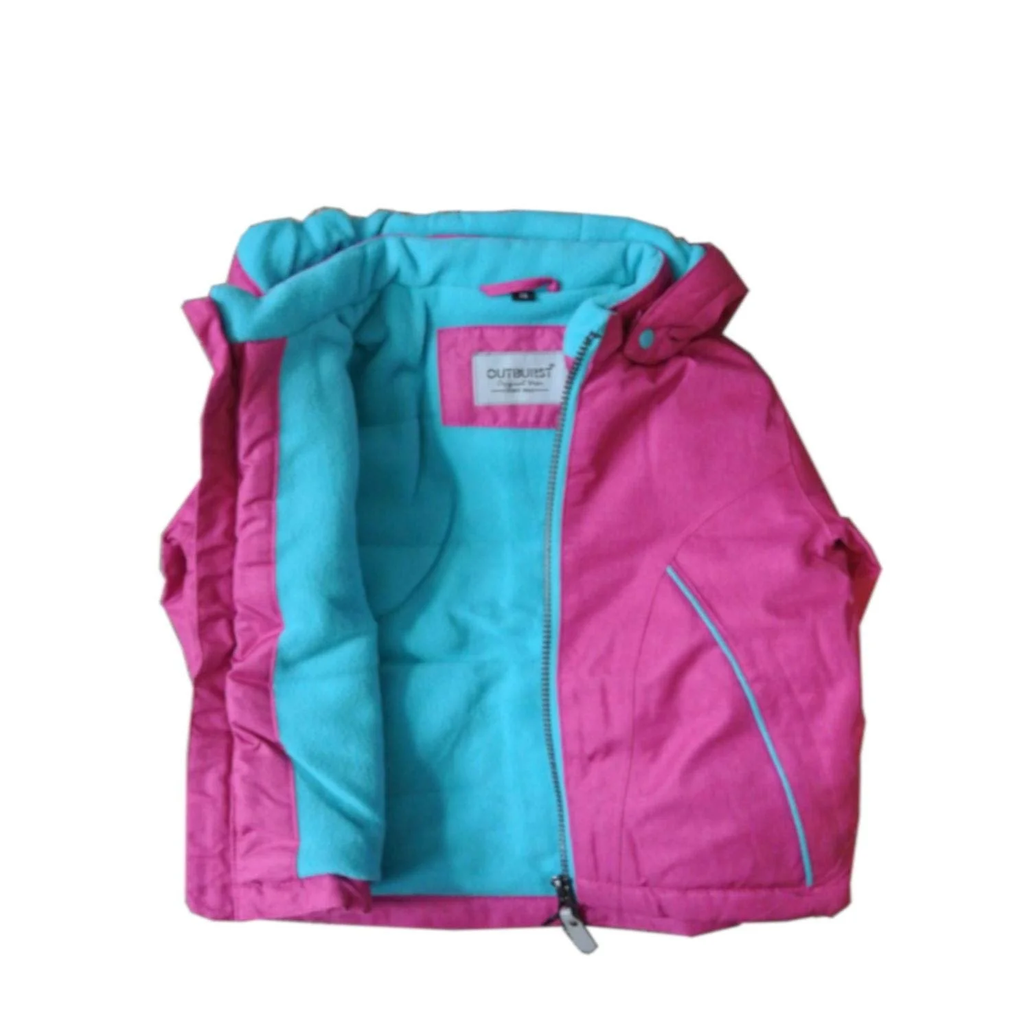 Анорак Outburst Дівчачий 6819001 Зимова Куртка з Капюшоном Фліс Рожевий, фото №4