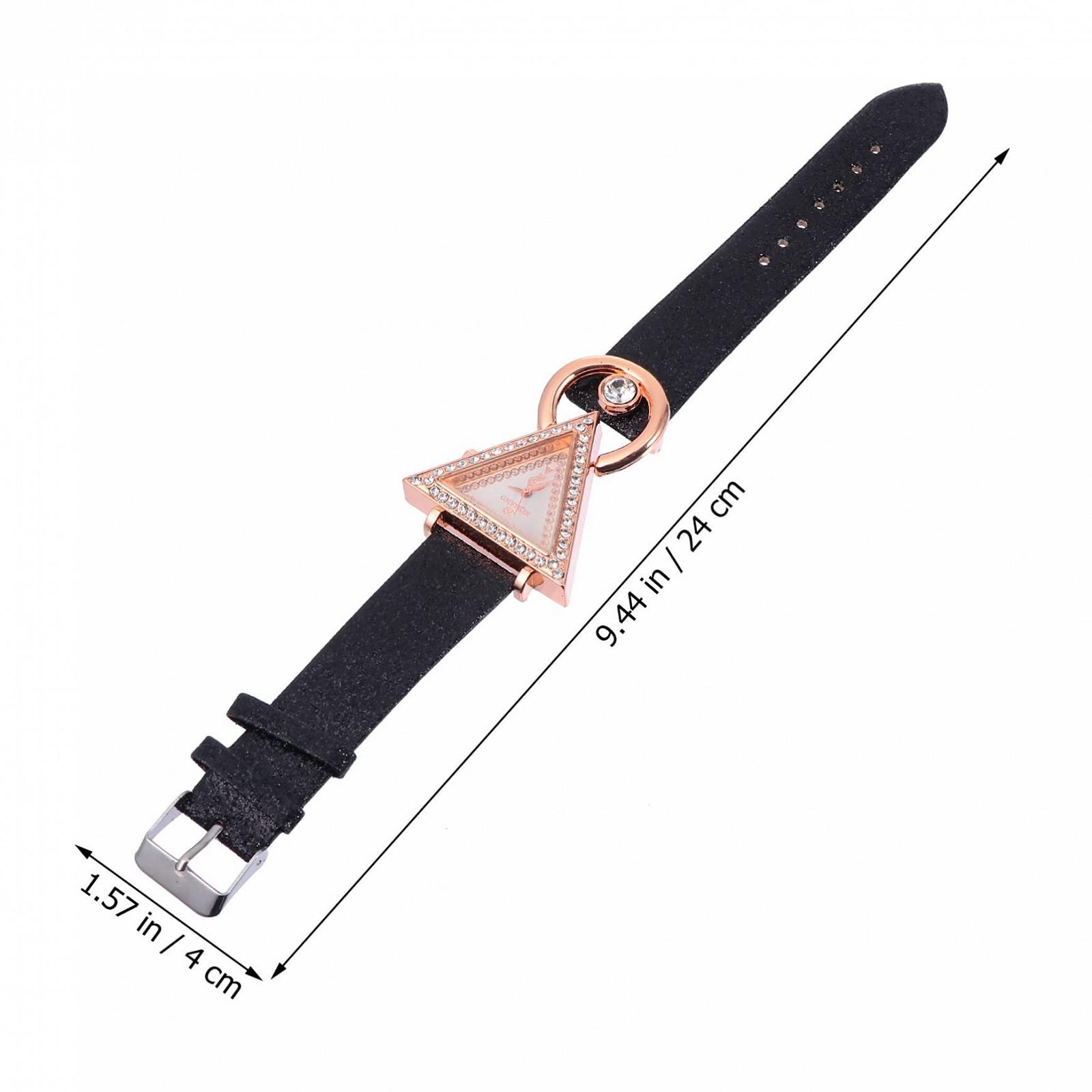 Годинник Трикутник LIFKOME Black, фото №5