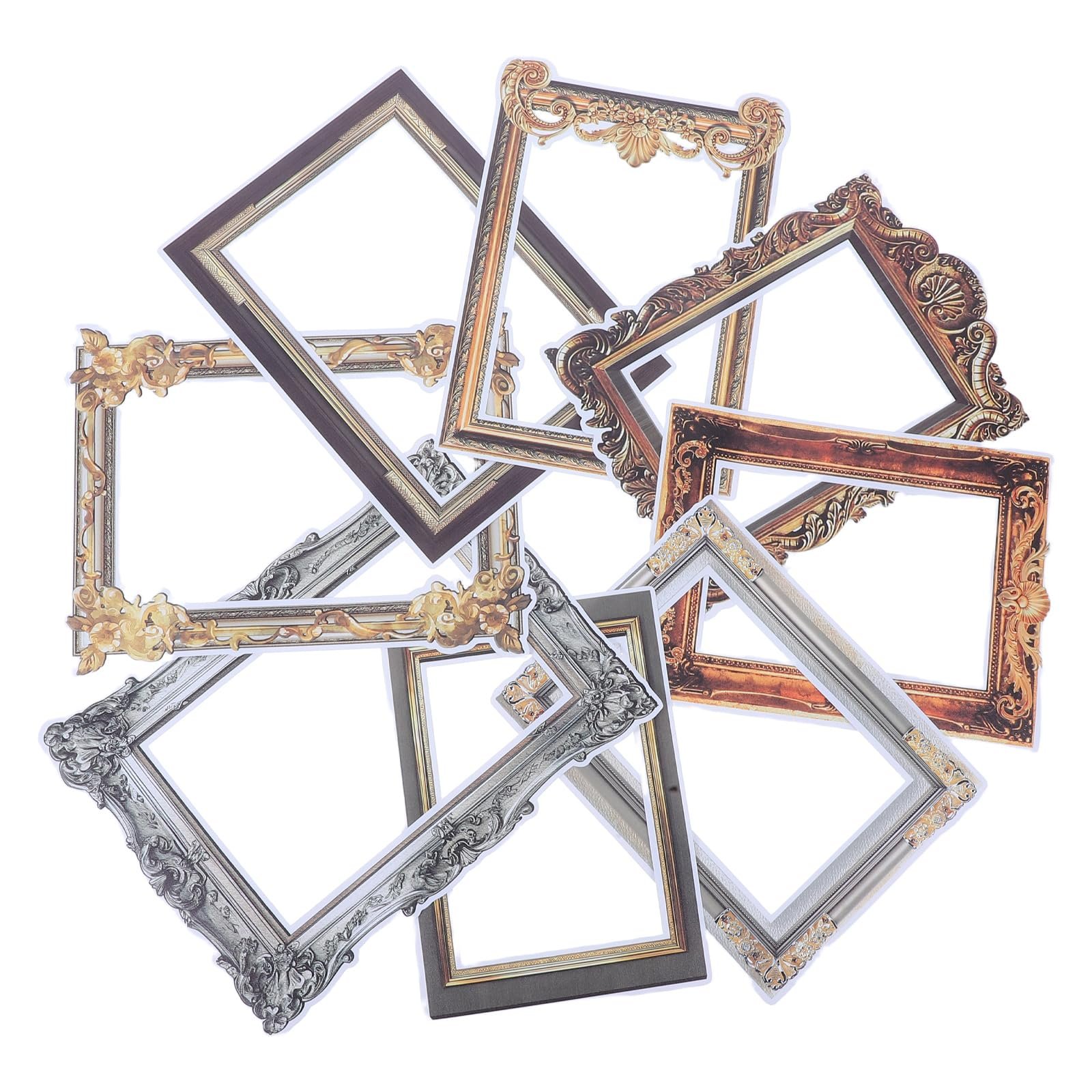 Настенные наклейки HOMSFOU Vintage Photo Frame 8 штук PVC, фото №9