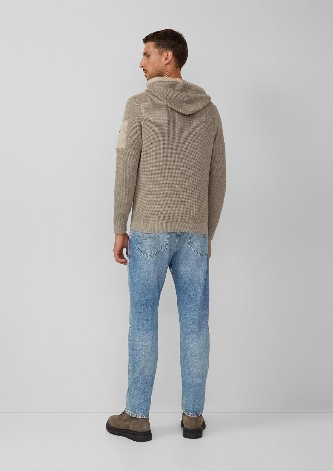 Худи s.Oliver Структурированное из смешанных материалов с карманом на рукаве, фото №8