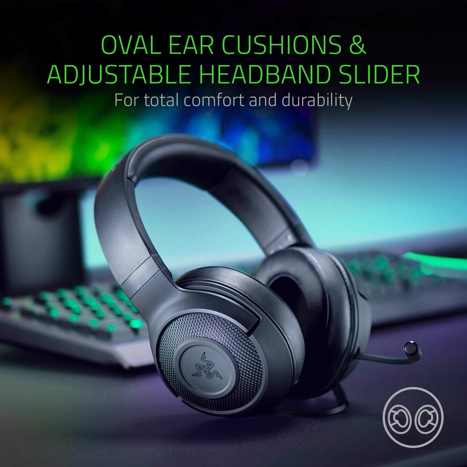 Наушники Razer Kraken X Черные, фото №5