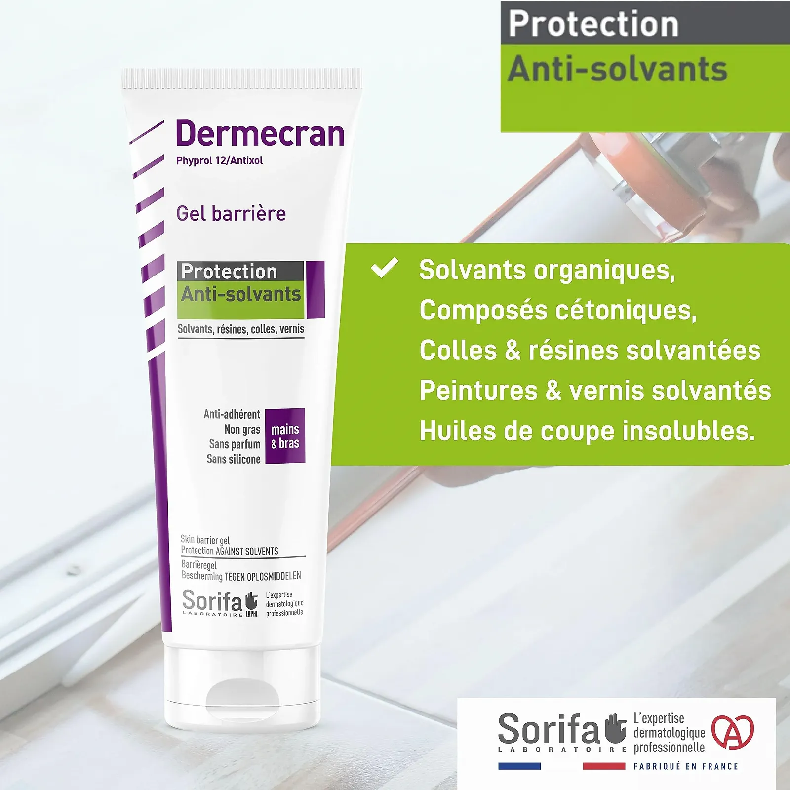 Гель Dermscreen Захисний бар'єрний для рук, обличчя та тіла, 125 мл (6 шт в упаковці), фото №3