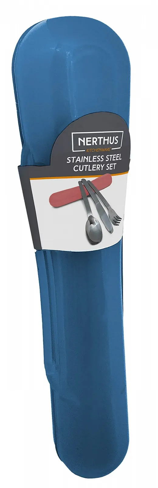 Набор столовых приборов NERTHUS FIH 460 Портативный нержавеющая сталь, фото №7