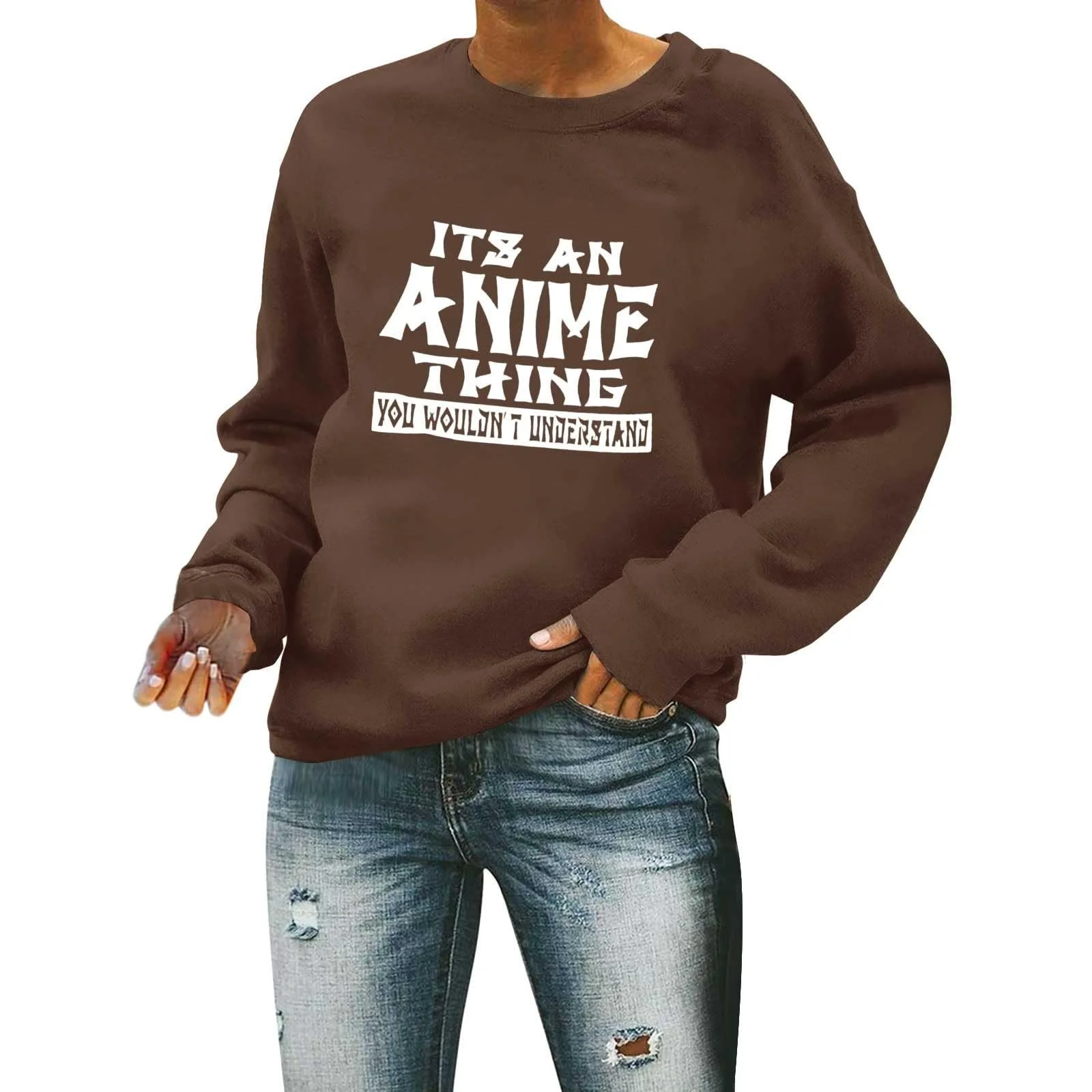 Женские свитшоты Football Lover It's An Anime Thing You Wouldn'T Understand, фото №1