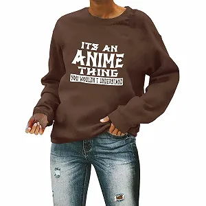 Женские свитшоты Football Lover It's An Anime Thing You Wouldn'T Understand - Фото 1