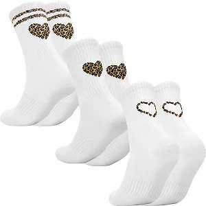 Шкарпетки тенісні Leopard Heart Жіночі 39-42 - Фото 1