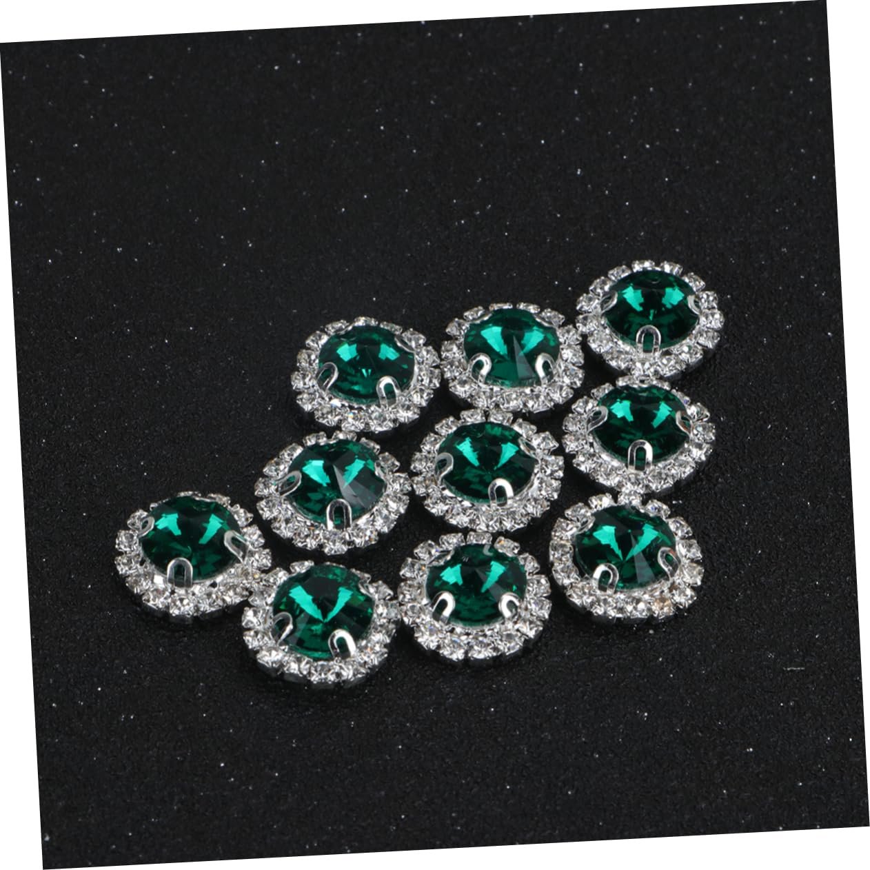 Стрази 60 шт. для скрапбукінгу, чохла телефону, DIY, вечірньої прикраси, виготовлення прикрас, прикраси для дня народження, вечірні прикраси, коштовні камені з чотирма отворами, стрази з кігтями, фото №8