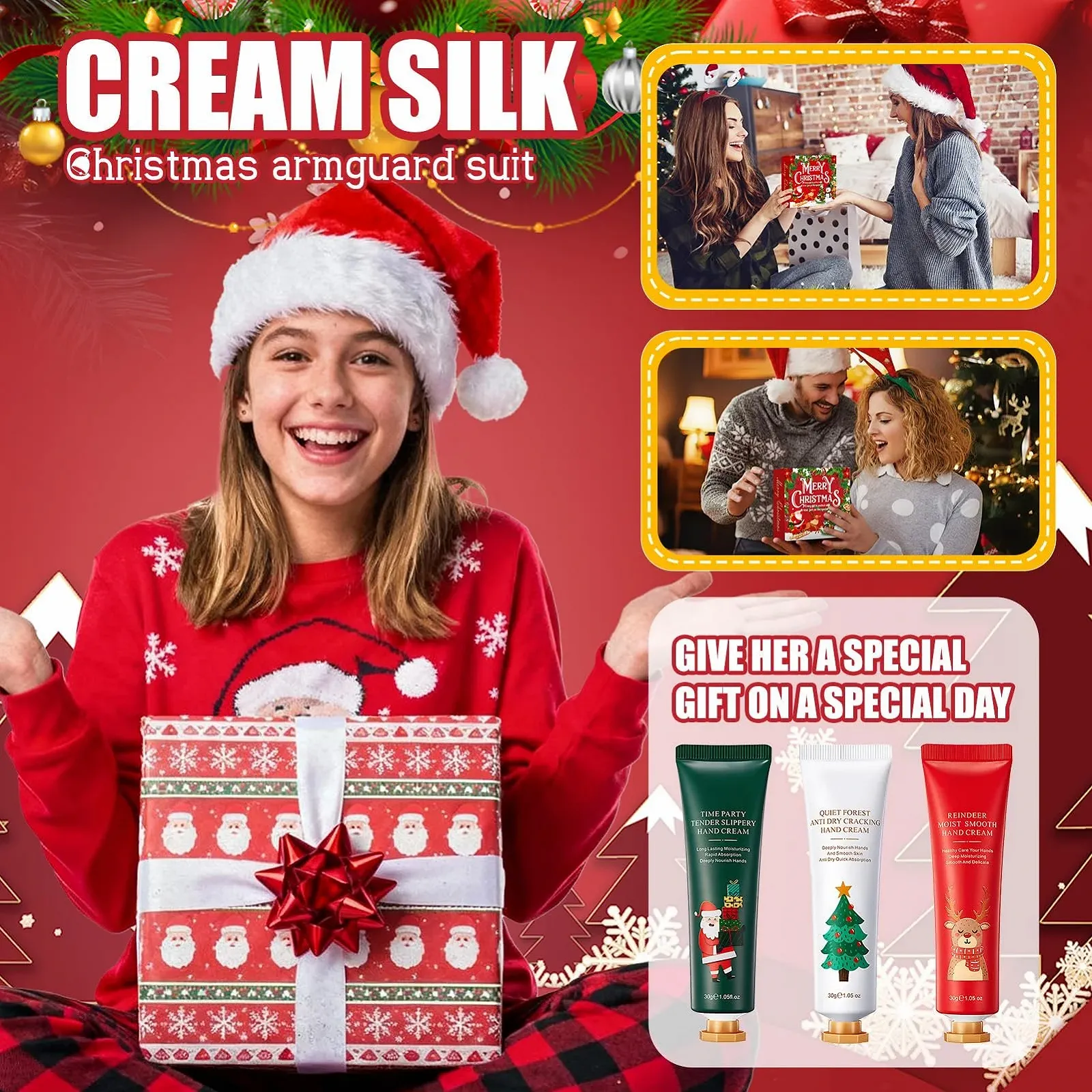 Крем для рук Різдвяний міні набір, 5 x 30 г, фото №7 Крем для рук Різдвяний міні набір, 5 x 30 г, фото №7