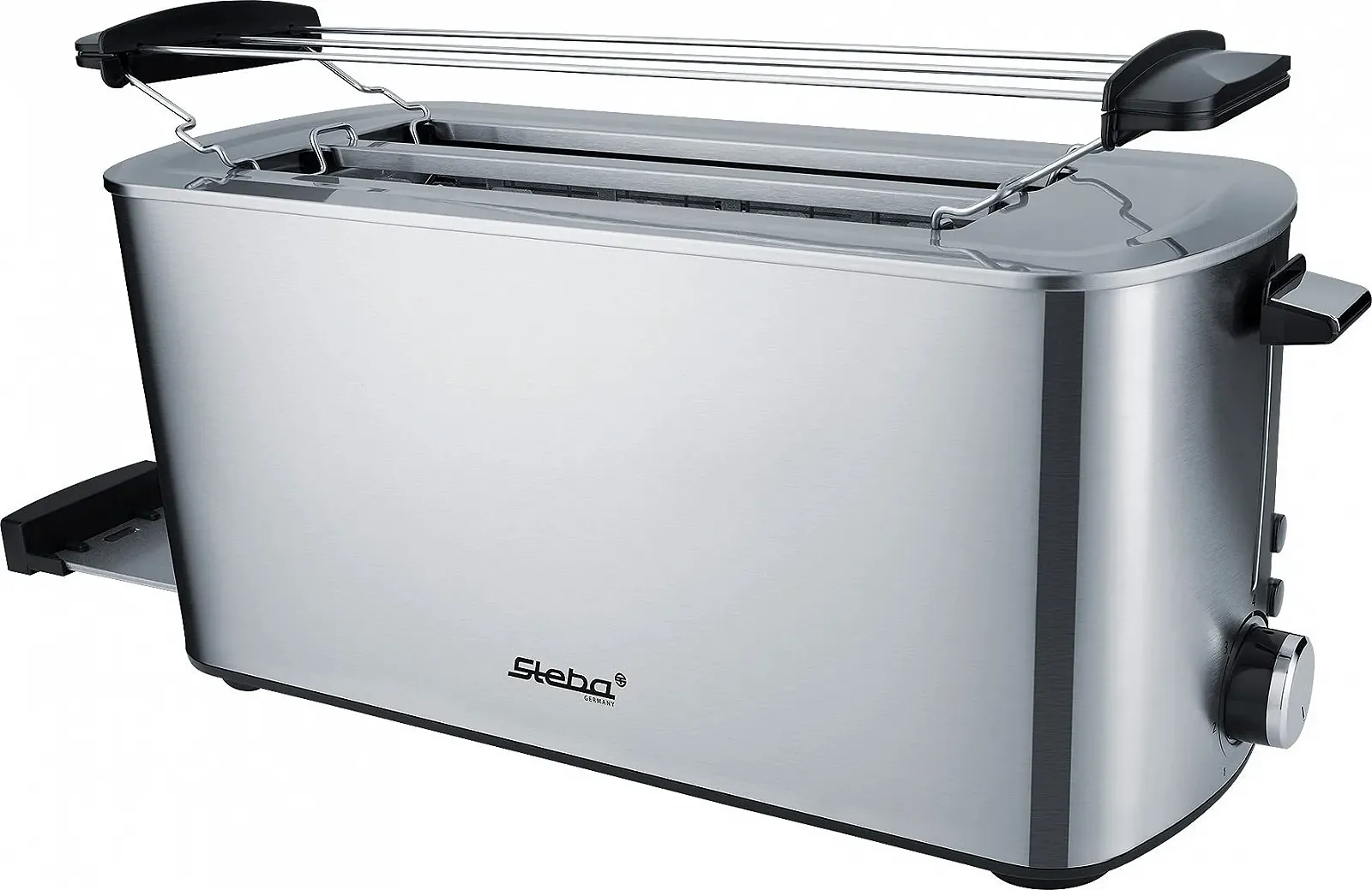 Тостер з довгим слотом Steba Inox TO 21, нержавіюча сталь, фото №2