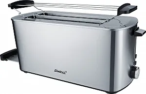 Тостер з довгим слотом Steba Inox TO 21, нержавіюча сталь synthetic.ua - Фото 1