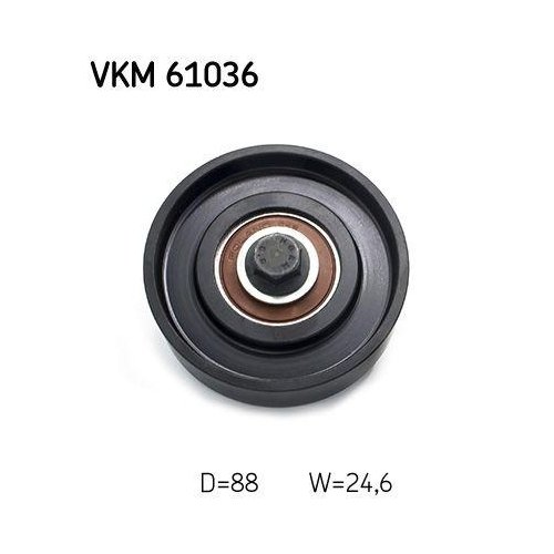Ролик обводной/направляющий SKF VKM 61036 для TOYOTA, нижний, фото №2