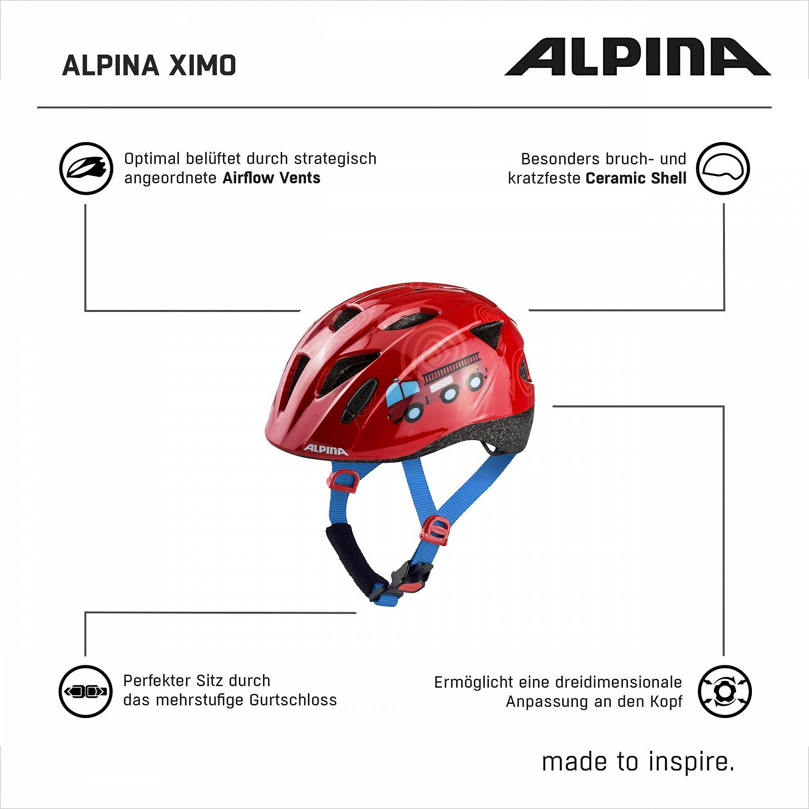 Велосипедный Шлем ALPINA XIMO Детский Унисекс, фото №6