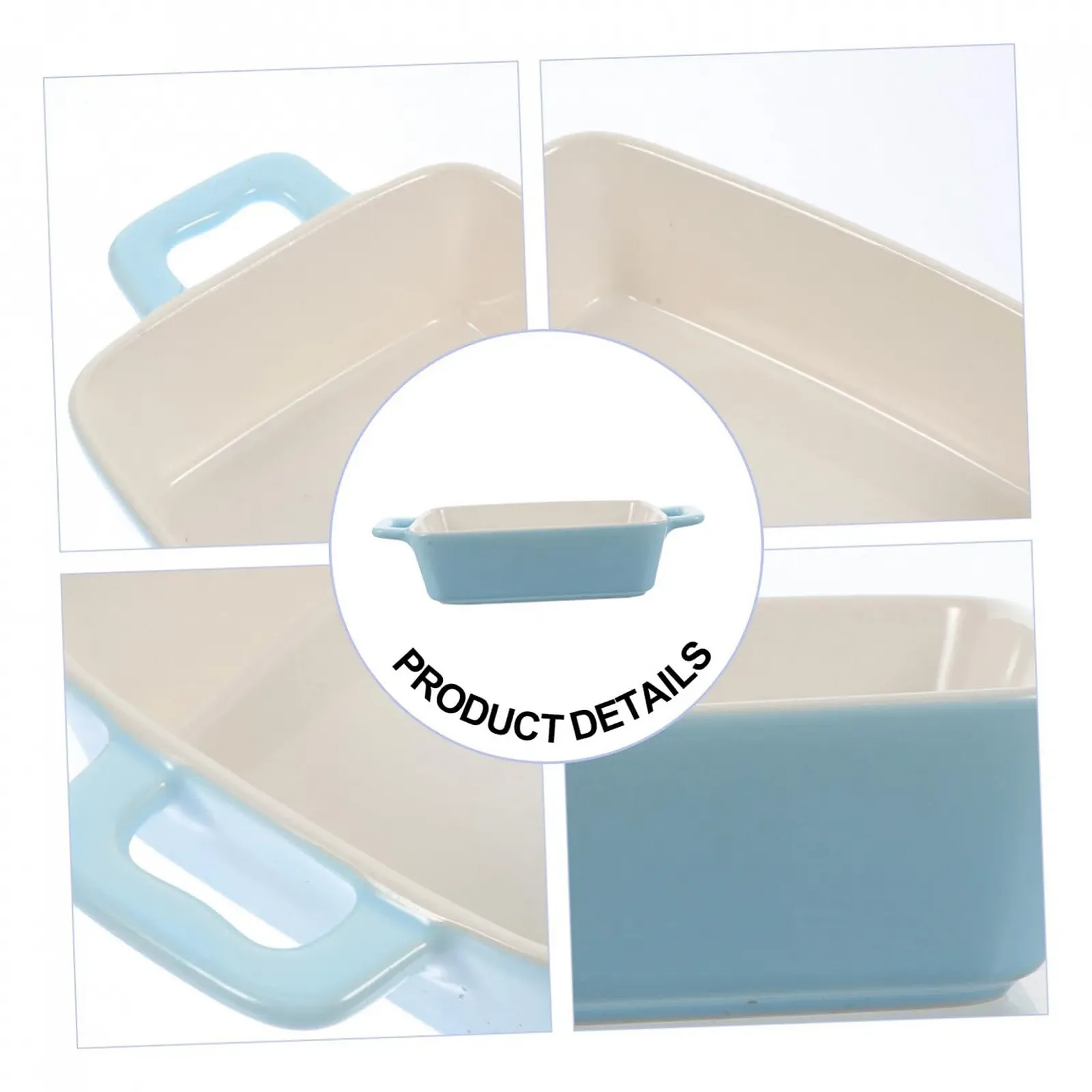 Форма для випікання керамічна велика полірована нековзка універсальна для запіканок та подачі страв, фото №8