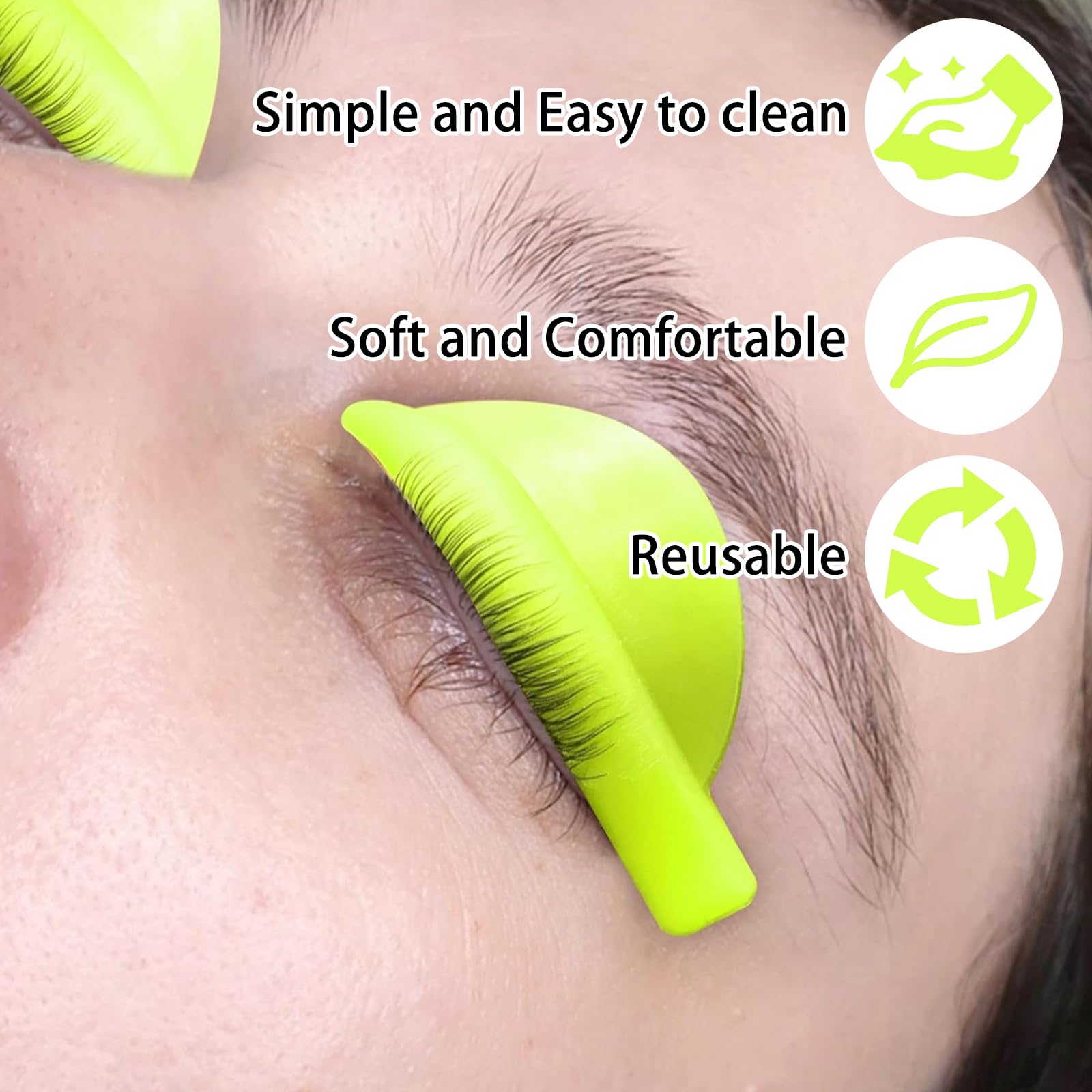 Набір Eyelash Ліфтинг pads Силіконові Lash Signs для війніги палички інструменти 2 комплектів 5 розмірів, фото №3