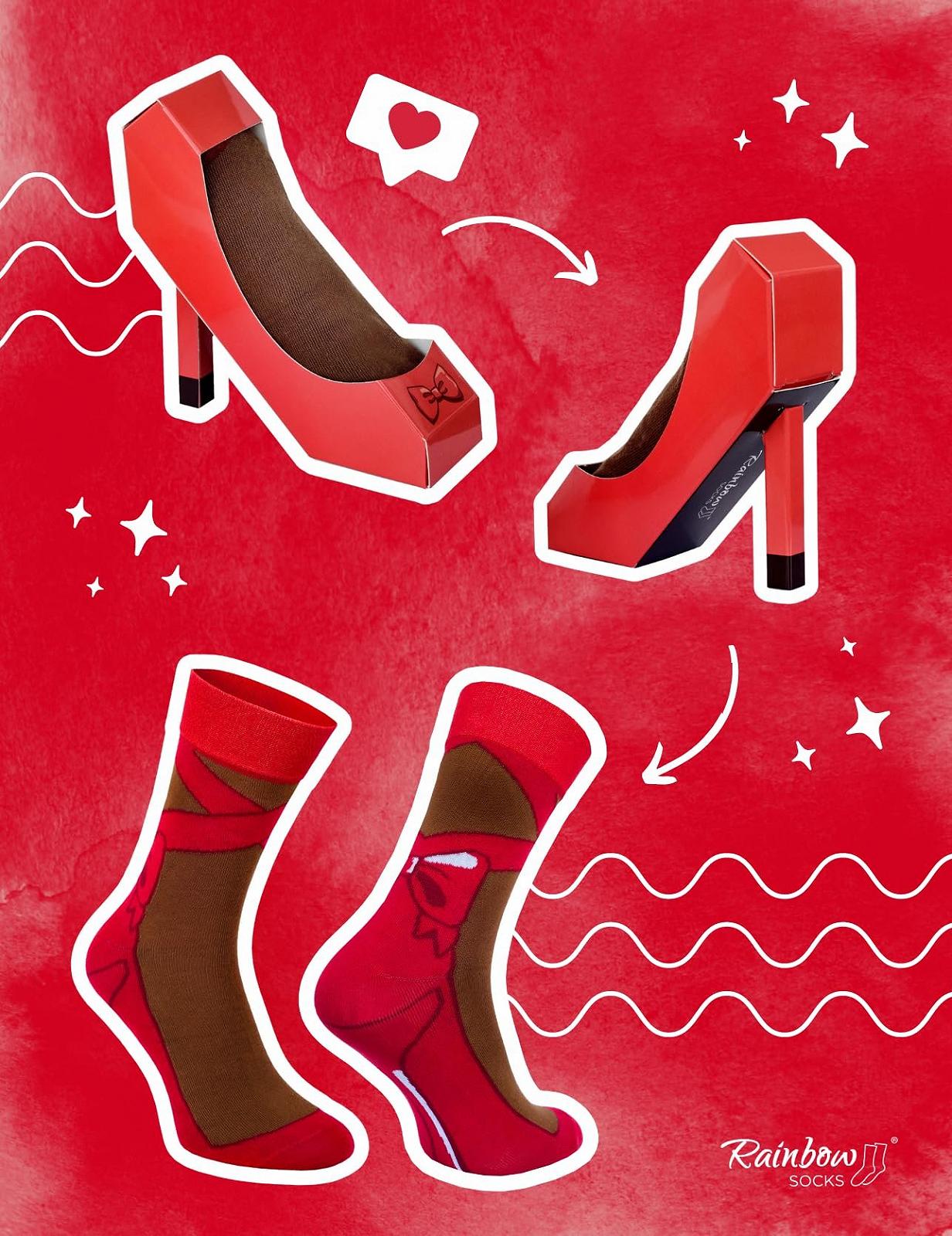 Шкарпетки Rainbow Socks Стилетто Box - Жіночі - 1 пара, фото №2