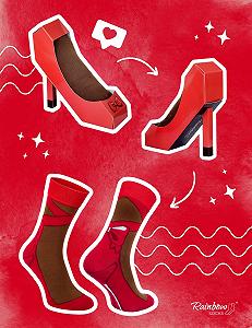 Шкарпетки Rainbow Socks Стилетто Box - Жіночі - 1 пара synthetic.ua - Фото 1