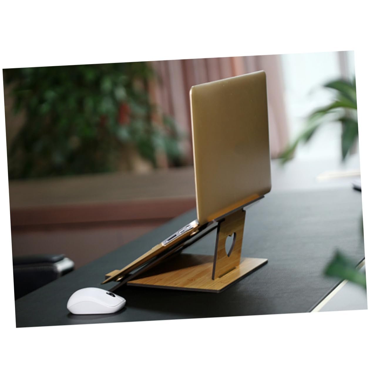 Підставка для ноутбука Дерев'яна портативна BESPORTBLE Легка міцна для дому офісу, фото №8