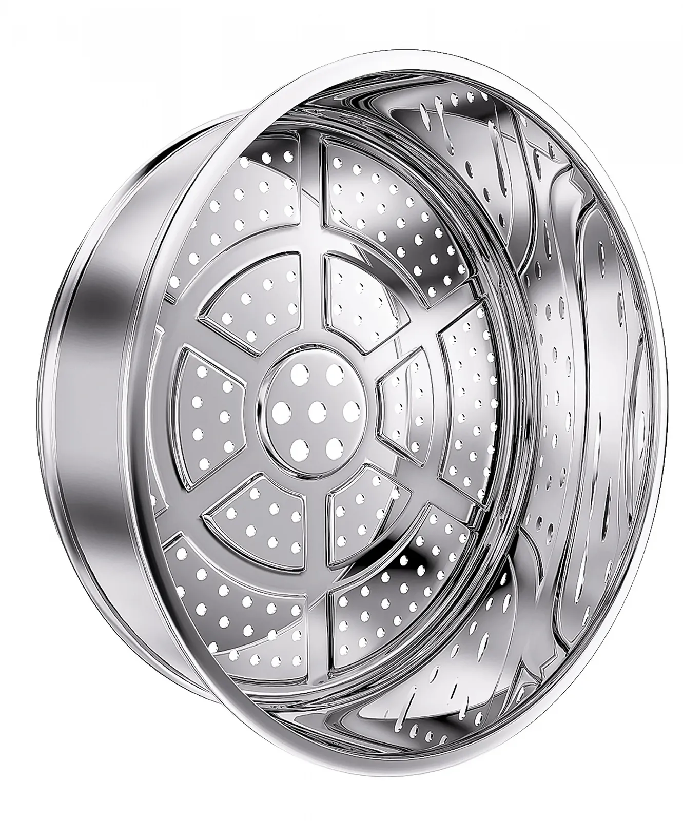 Сотейник антипригарний з кришкою для індукційних, газових та електричних плит з носиком нержавіюча сталь, фото №7