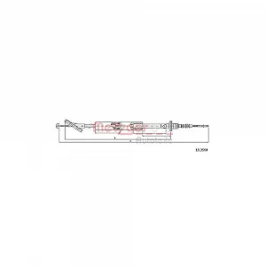 Трос сцепления METZGER 18.3504 для CHEVROLET - Фото 1