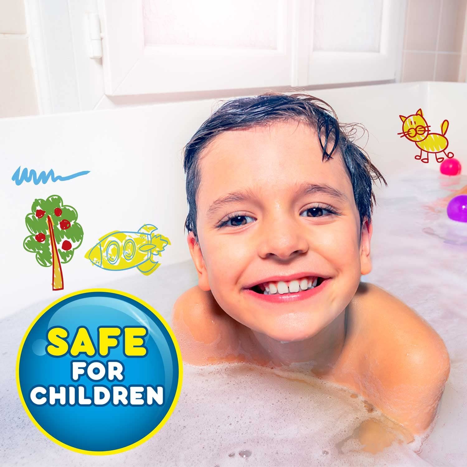 Крейда для ванни INKEE 4 шт. рiзних кольорiв, фото №5