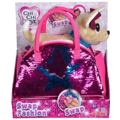 Мягкая игрушка Chi Love Чихуахуа Звезда с пайетками сумочкой 20 см 5893351, фото №3